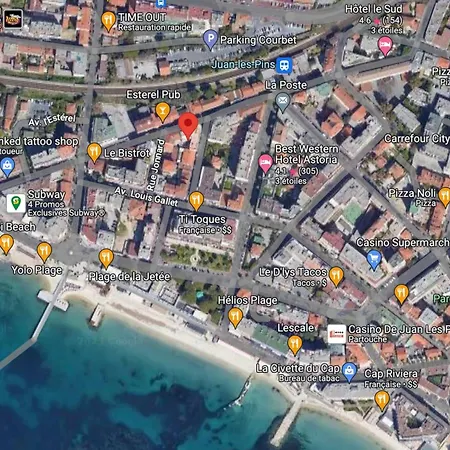 Charming Air-conditioned T1 Bis Val D'esterel In The Heart Of Juan Les Pins *